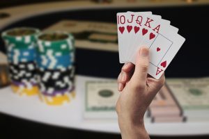 playing poker online